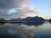 Abendstimmung am Offersøystraumen - Lofoten